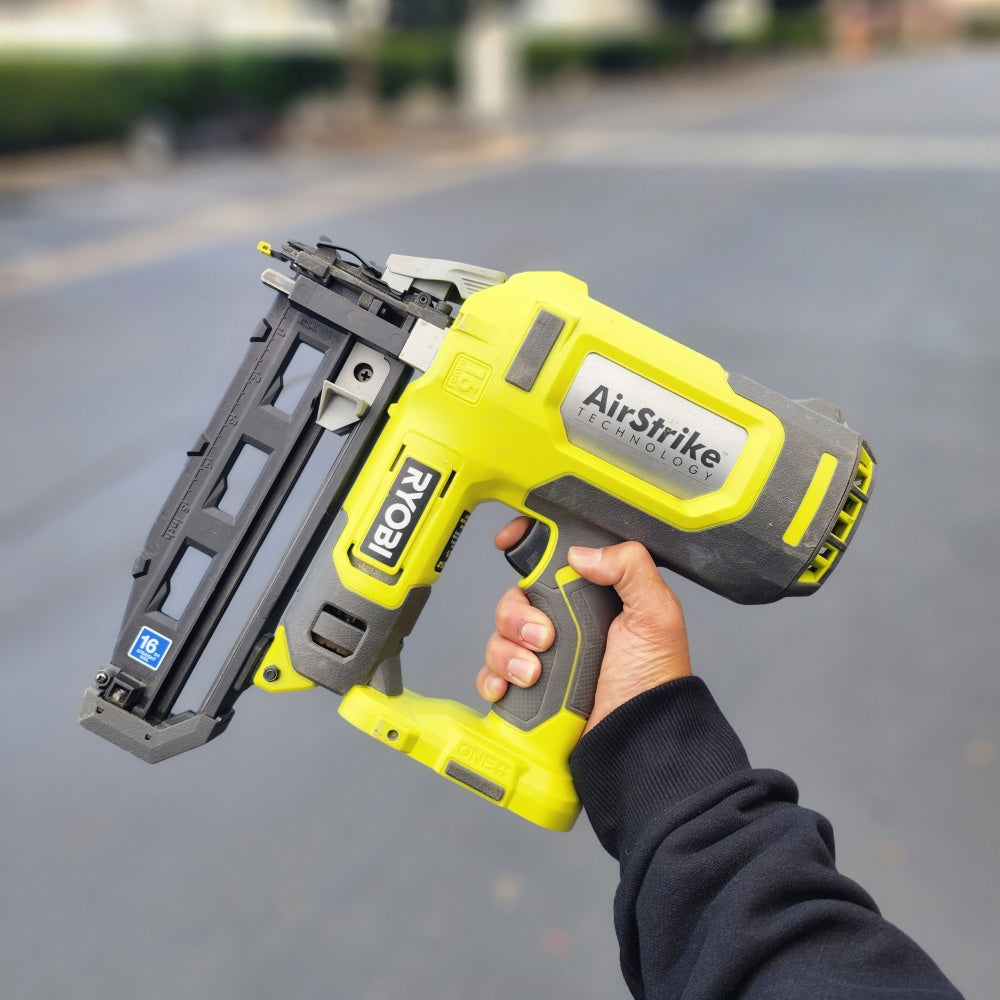 One + 18V Airstrike 16-gauge Cordless Finish Nailer (Tool Only) One + 18V Airstrike 16-gauge Cordless Finish Nailer (Tool Only)